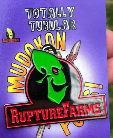 ODDWORLD: ABE'S ODDYSEE - Rupture Farms Logo enamel metal Pin Badge