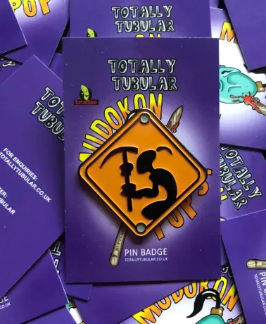 ODDWORLD: ABE'S EXODDUS - Necrum Mines Sign enamel pin badge