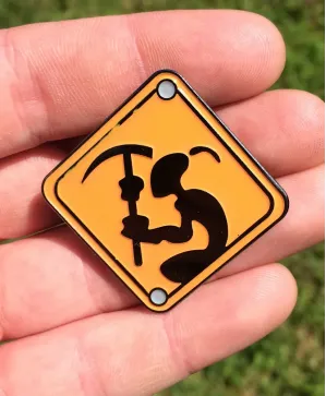 ODDWORLD: ABE'S EXODDUS - Necrum Mines Sign enamel pin badge