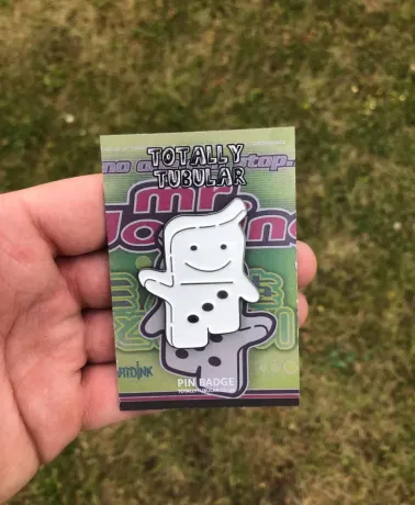 No One Can Stop MR. DOMINO! - Mr Domino enamel pin badge