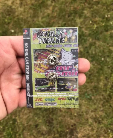 No One Can Stop MR. DOMINO! - Mr Domino enamel pin badge