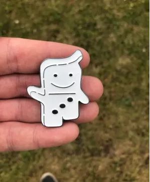 No One Can Stop MR. DOMINO! - Mr Domino enamel pin badge