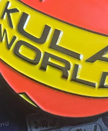 KULA WORLD ball enamel metal Pin Badge