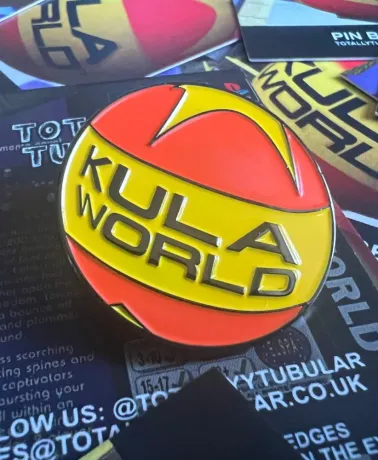 KULA WORLD ball enamel metal Pin Badge