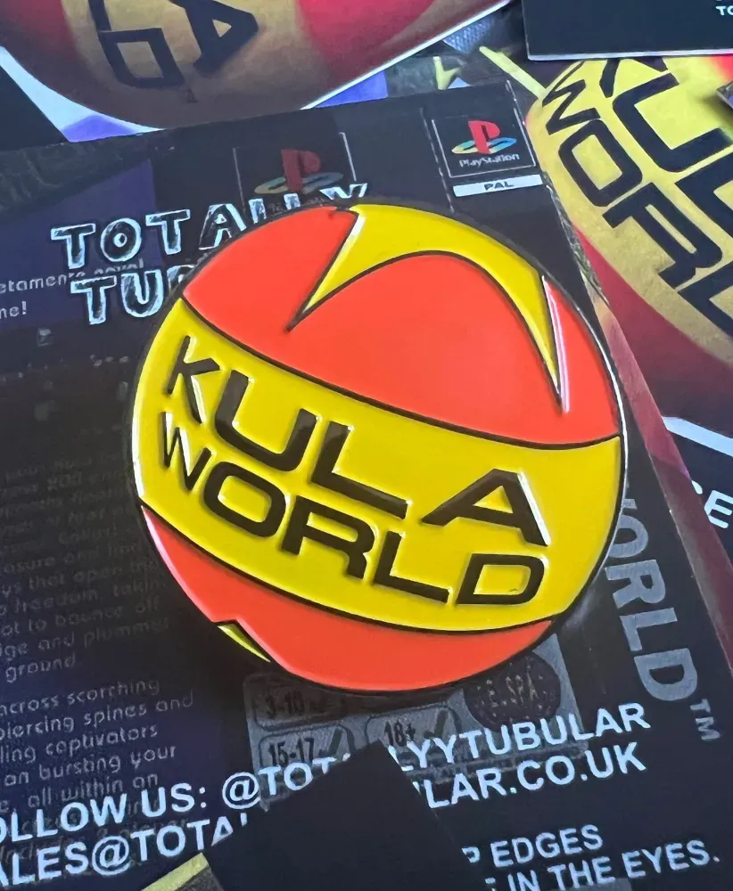 KULA WORLD ball enamel metal Pin Badge
