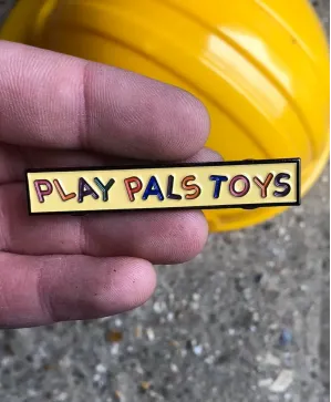 Child's Play Play Pals Toys company enamel pin badge