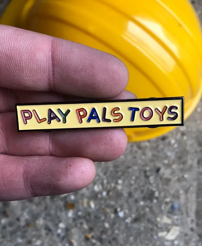 Child's Play Play Pals Toys company enamel pin badge
