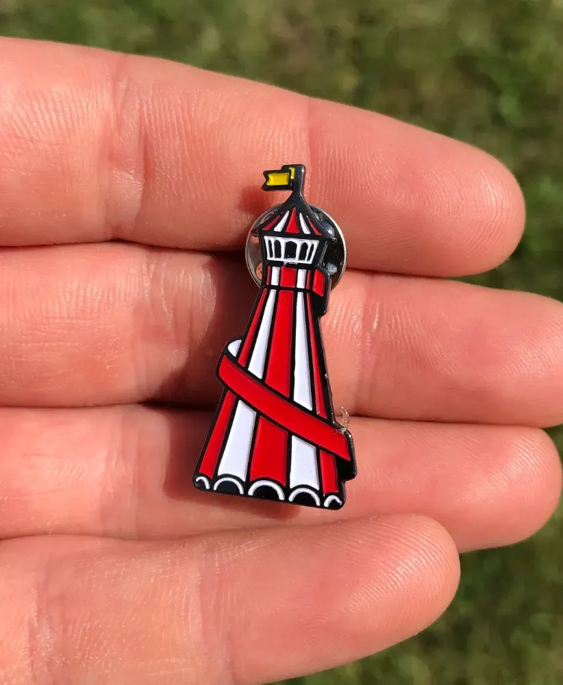 Helter Skelter (slide) Fair Ground enamel pin badge