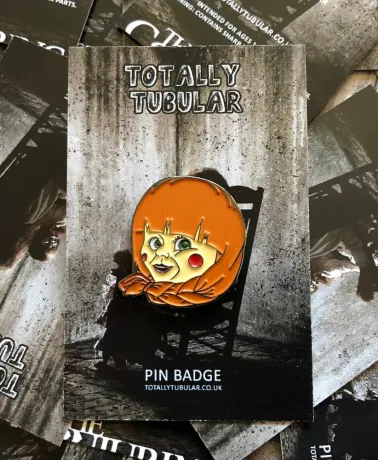 THE CONJURING - ANNABELLE face enamel metal Pin Badge