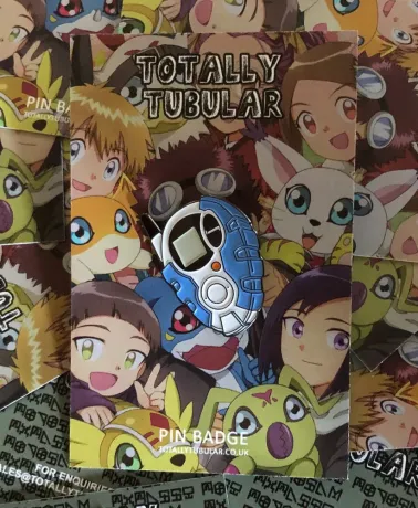 Digimon Adventure D-3 Digivice hard enamel pin badge