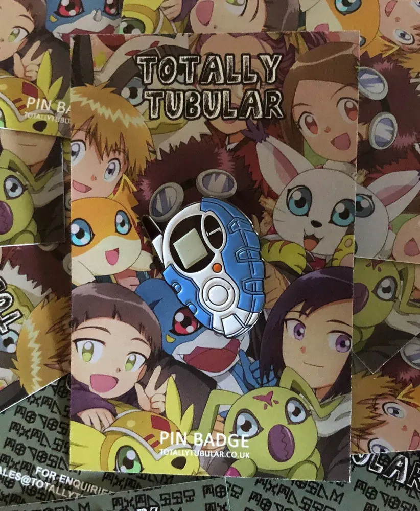 Digimon Adventure D-3 Digivice hard enamel pin badge
