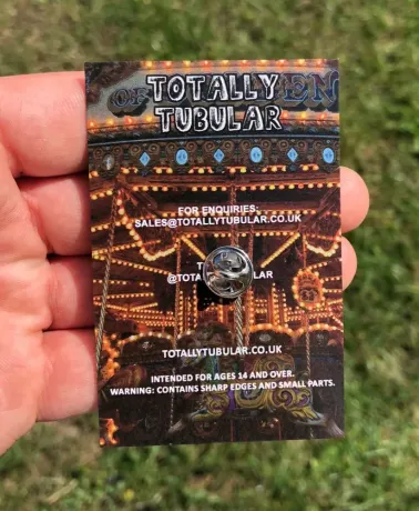 Steam Roller Traction Engine Fair Ground hard enamel pin badge