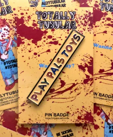 Child's Play Play Pals Toys company enamel pin badge