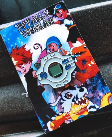 Digimon Adventure Taichi Digivice hard enamel pin badge
