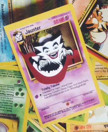 POKEMON x 1966 BATMAN TV series Jaunter  (Haunter and The Joker) enamel Pin Badge