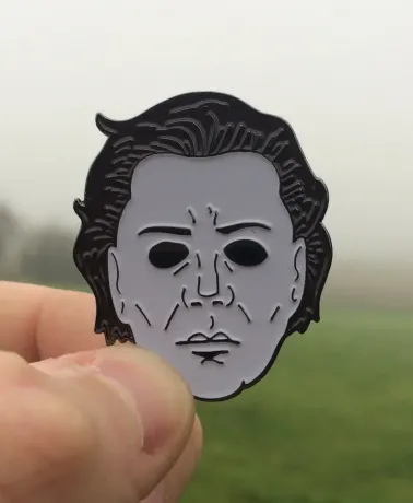 Halloween Michael Myers Face enamel Pin Badges