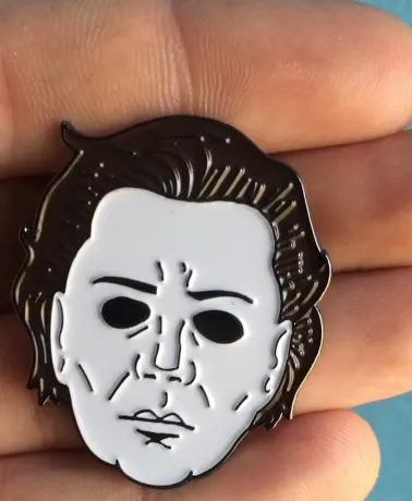 Halloween Michael Myers Face enamel Pin Badges