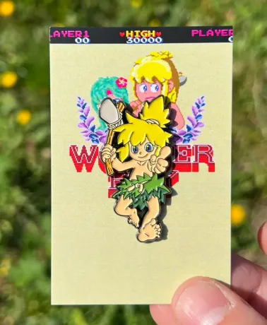 WONDER BOY - Tom-Tom iconic pose enamel pin badge
