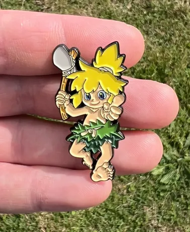 WONDER BOY - Tom-Tom iconic pose enamel pin badge
