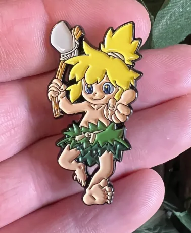 WONDER BOY - Tom-Tom iconic pose enamel pin badge