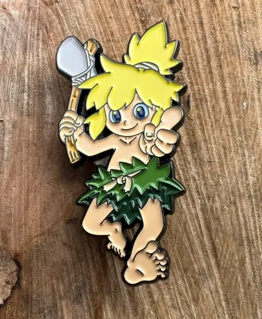 WONDER BOY - Tom-Tom iconic pose enamel pin badge