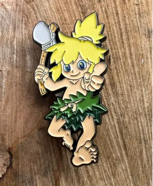 WONDER BOY - Tom-Tom iconic pose enamel pin badge