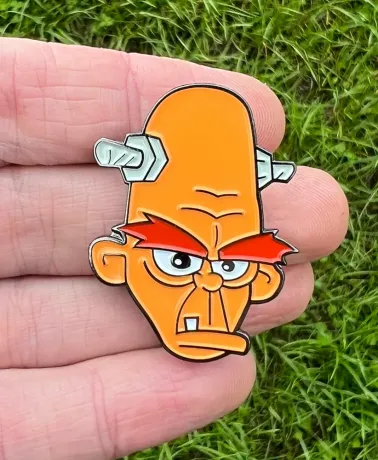 Crash Bandicoot ps1 Doctor Nitrus Brio hard enamel pin badge