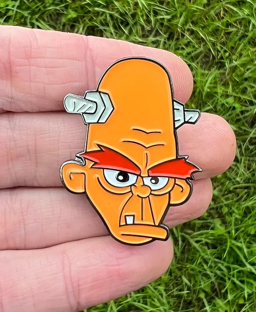 Crash Bandicoot ps1 Doctor Nitrus Brio hard enamel pin badge