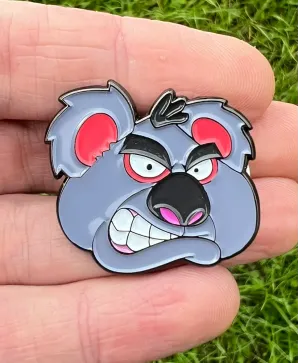 Crash Bandicoot ps1 Koala Kong hard enamel pin badge