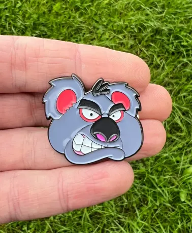 Crash Bandicoot ps1 Koala Kong hard enamel pin badge