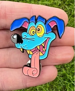 Crash Bandicoot ps1 Ripper Roo hard enamel pin badge