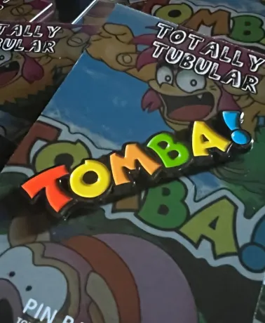 TOMBA! LOGO enamel metal Pin Badge