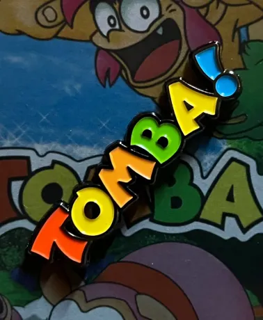 TOMBA! LOGO enamel metal Pin Badge