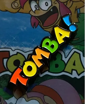 TOMBA! LOGO enamel metal Pin Badge
