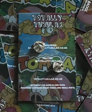 TOMBA! LOGO enamel metal Pin Badge