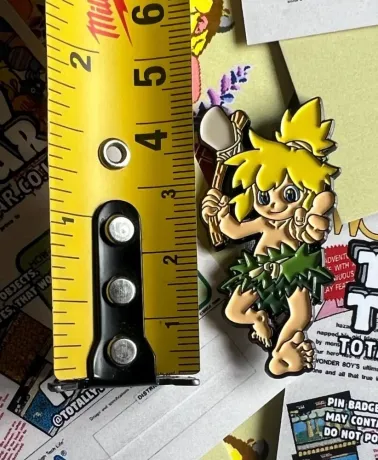 WONDER BOY - Tom-Tom iconic pose enamel pin badge