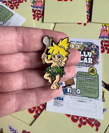 WONDER BOY - Tom-Tom iconic pose enamel pin badge