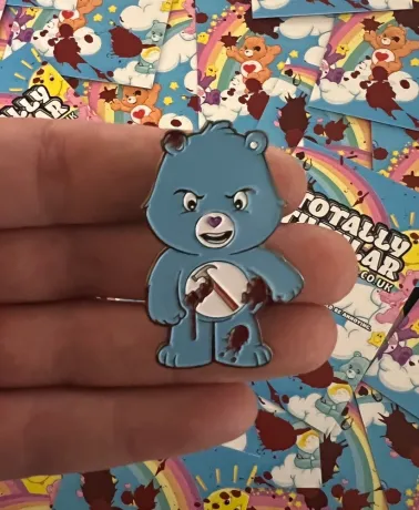 INTENSIVE CARE BEAR build-ER-bear edition enamel metal Pin Badge