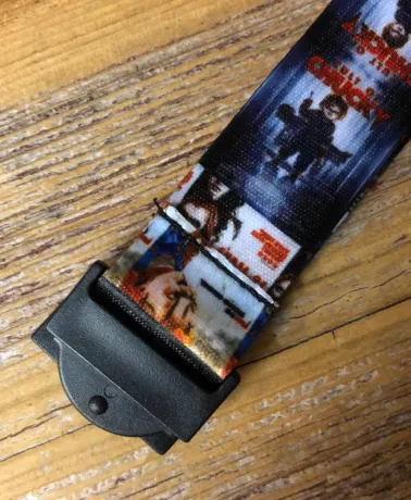 Child's Play 1,2 & 3, Bride of Chucky All Over Print polyester Lanyard