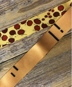 Pepperoni Pizza with Thick crust All Over Print polyester Lanyard