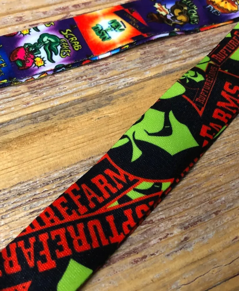 ODDWORLD food posters All Over Print polyester Lanyard