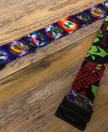 ODDWORLD food posters All Over Print polyester Lanyard