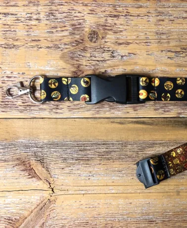 BIOSHOCK Plasmid symbols Cyclone Trap, Electro Bolt, Enrage ect All Over Print polyester Lanyard