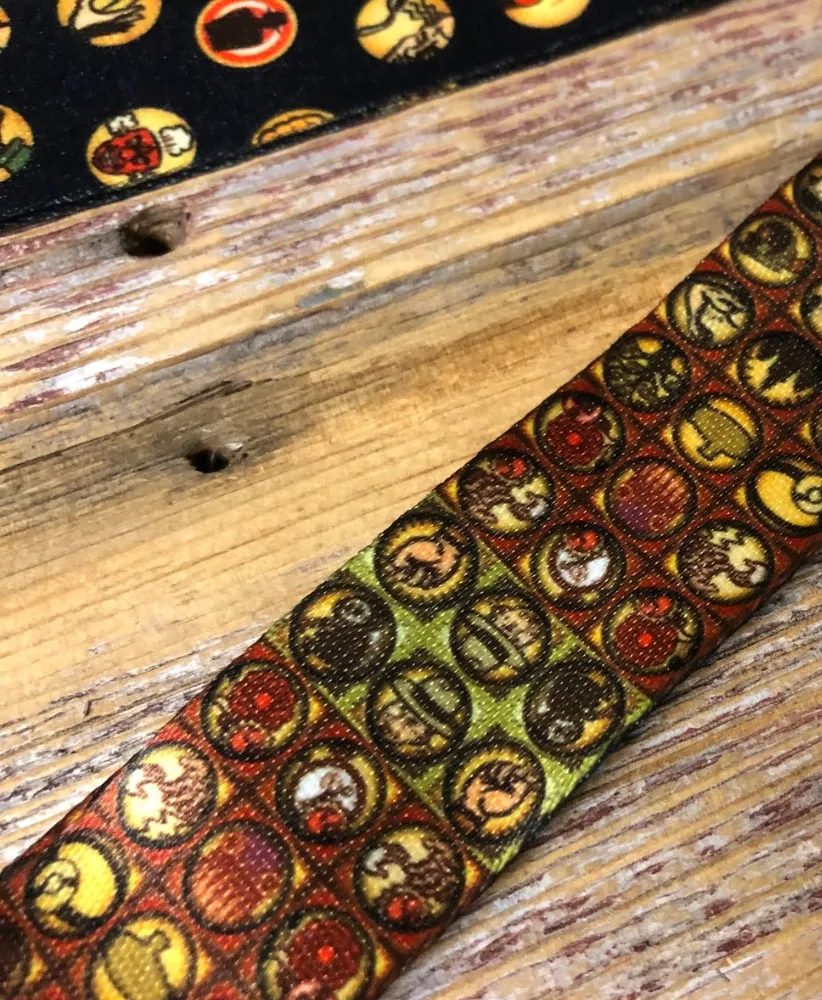 BIOSHOCK Plasmid symbols Cyclone Trap, Electro Bolt, Enrage ect All Over Print polyester Lanyard