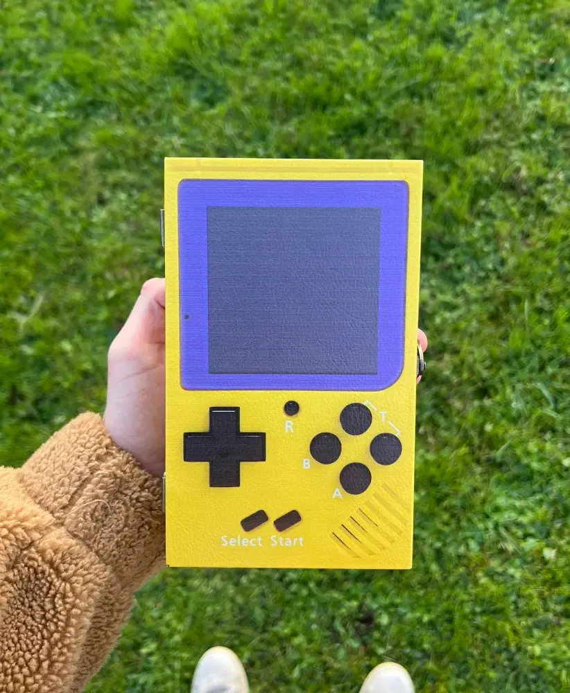 GAME BOY WOODEN KEEPSAKE BOX (EMPTY)