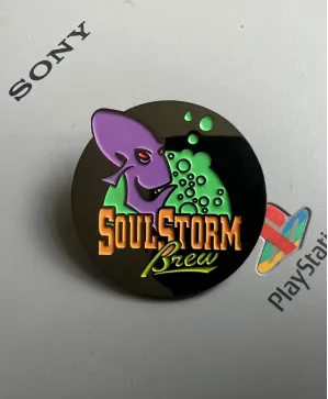 Oddworld Abe's Exoddus SoulStorm Brew enamel pin badge