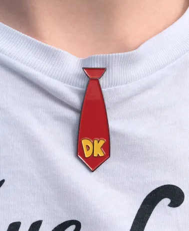 Donkey kong tie hard enamel pin badge